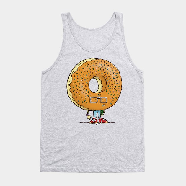 Nerd Donut Tank Top by nickv47